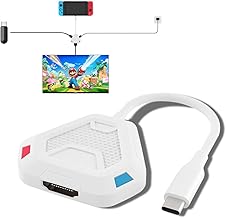 Switch Dock for OLED Nintendo Switch,Portable TV Dock with HDMI USB 3.0 Port and USB C Charging,Travel Dock for Nintendo Switch Steam Deck Samsung MacBook Pro/Air and More