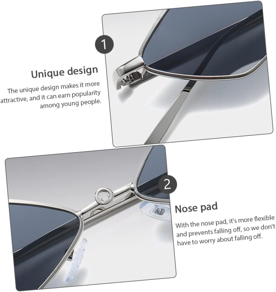 1pcs Vintage Metal Sunglasses for Women Retro Small Frame Eyewear Quirky Pendant Design for Beach Photoshoots Halloween Gatherings Random Colors