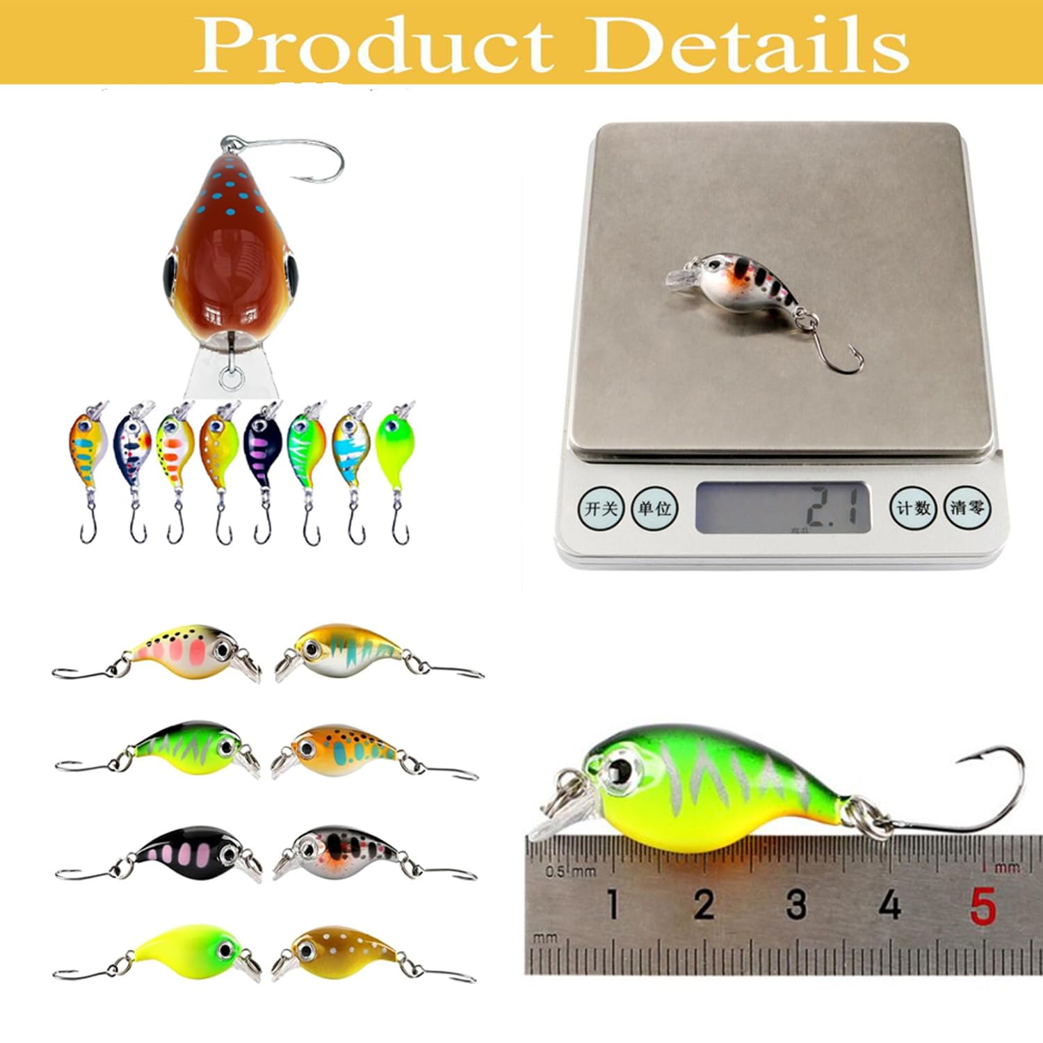 Künstliche Bienenmaden Als Forellenköder – 25 S Produktbild-Vorschau 4