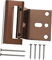 Vista 1 de Housoutil Cerradura a prueba de niños del refuerzo de puerta de la cerradura de puerta fácil instalar el perno de aluminio de la bisagra de Brown