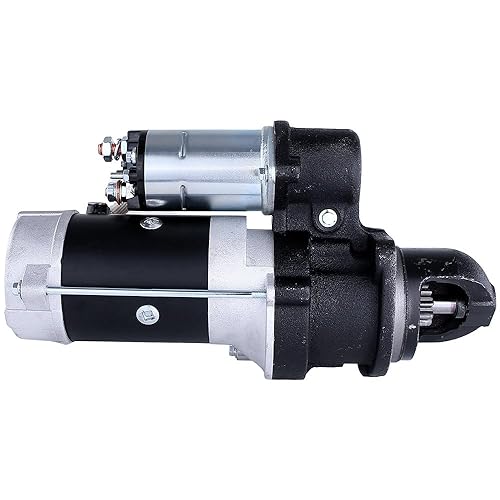 Miniatura 7 de RAREELECTRICAL Nuevo motor de arranque compatible con retroexcavadoras John Deere 85-97 210C 210Le 300D 10479630 1109208 10461471 10461473 10461482