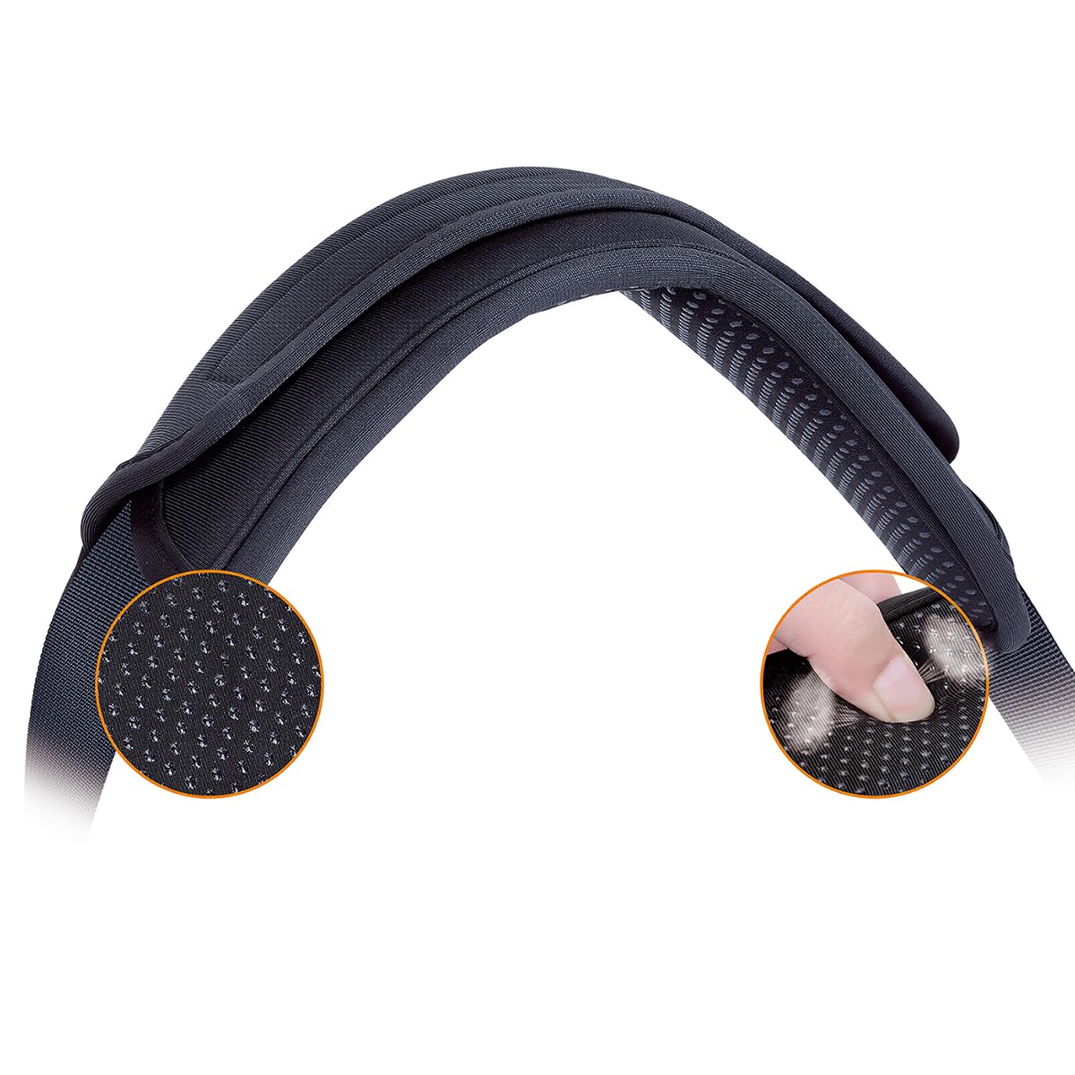 UOZL Universal Shoulder Pad for Bags Non-Slip Thick Enhance The Comfort and Stability of Shoulder Bags, Messenger Bags, Backpacks and Belts - Perfect