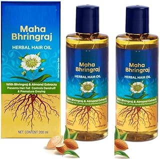 HERBAL ENGINE On-And-On Hair Oil Mahabhringraj 200Ml (Pack Of 2)-picture-24