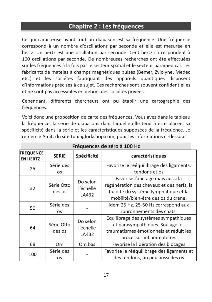 Les diapasons thérapeutiques: 1: Les fondations VERSION FEVRIER 2026