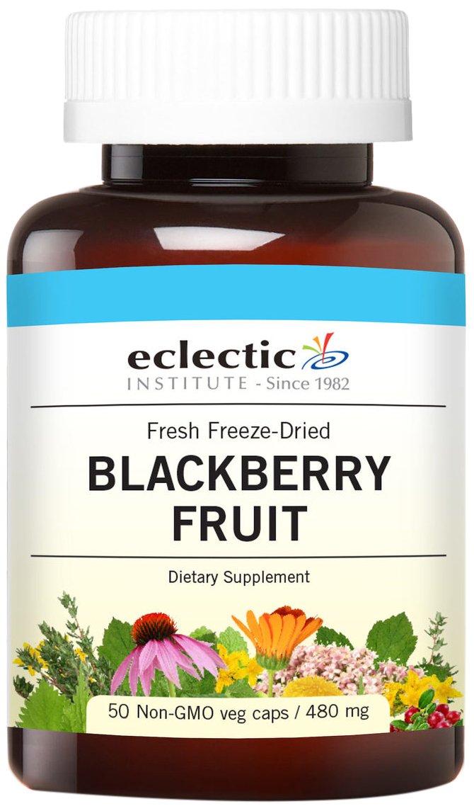 Eclectic Institute Inc Blackberry, 480 mg, 50 Caps (Pack of 1)