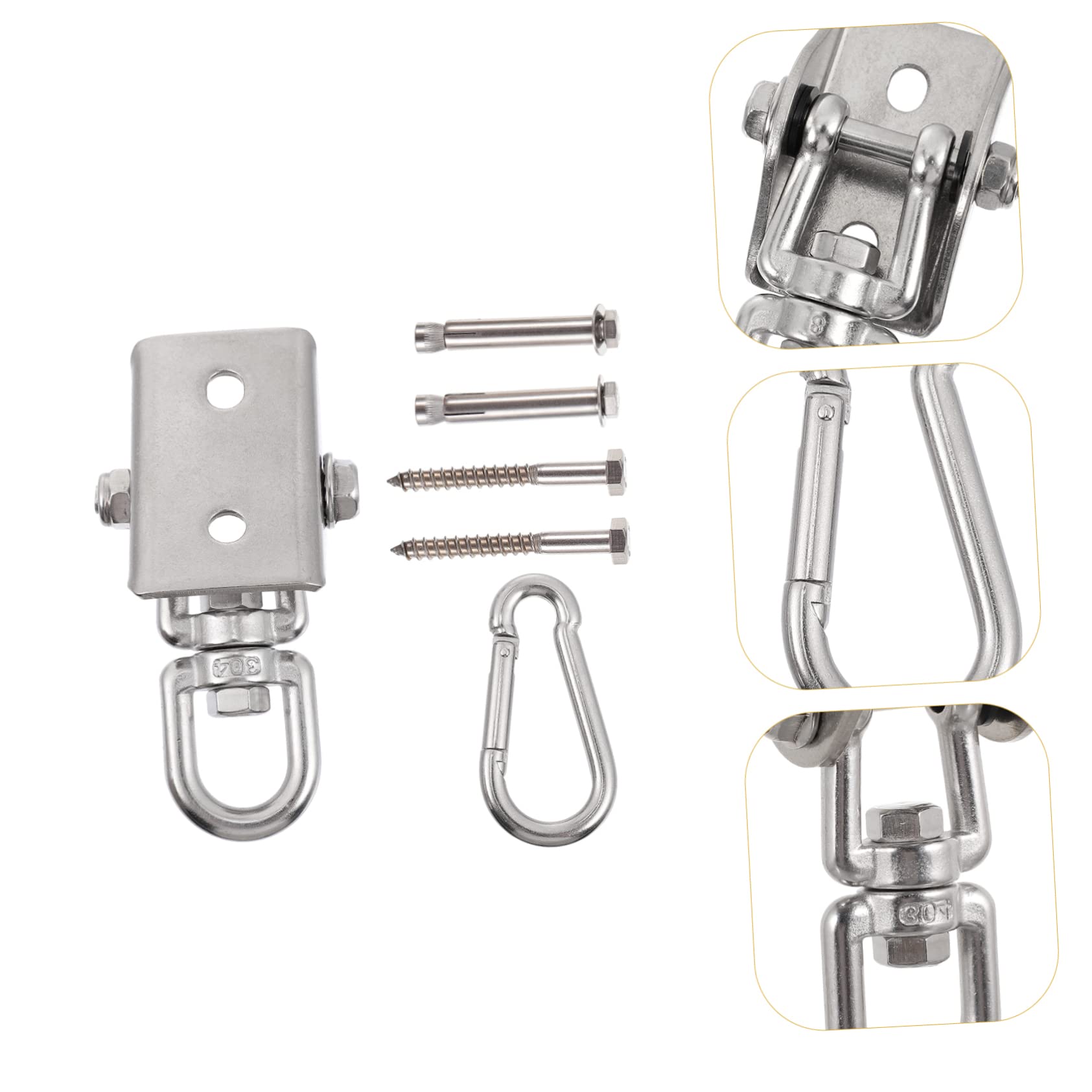 Hemoton 1 Set Durable Suspension Hook for Swing Fitting Heavy Duty Load Bearing Capacity Resistant and Reliable Fixing for Hammocks and Outdoor Use