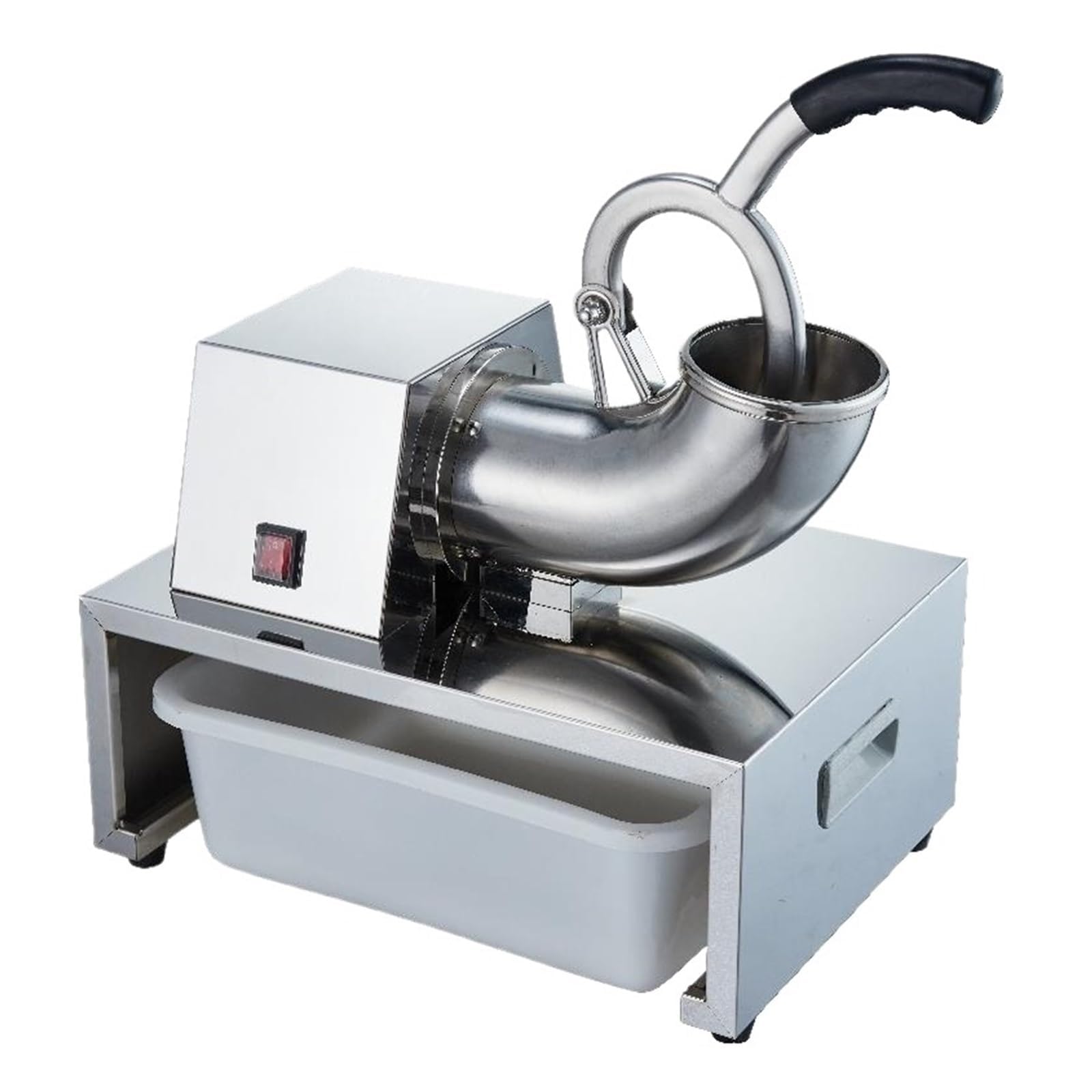 YXYLJOZ 850Rpm Electric Ice Crusher Machine, 100 Kg/hour Shaved Ice Maker for Smoothies, Desserts & Cocktails