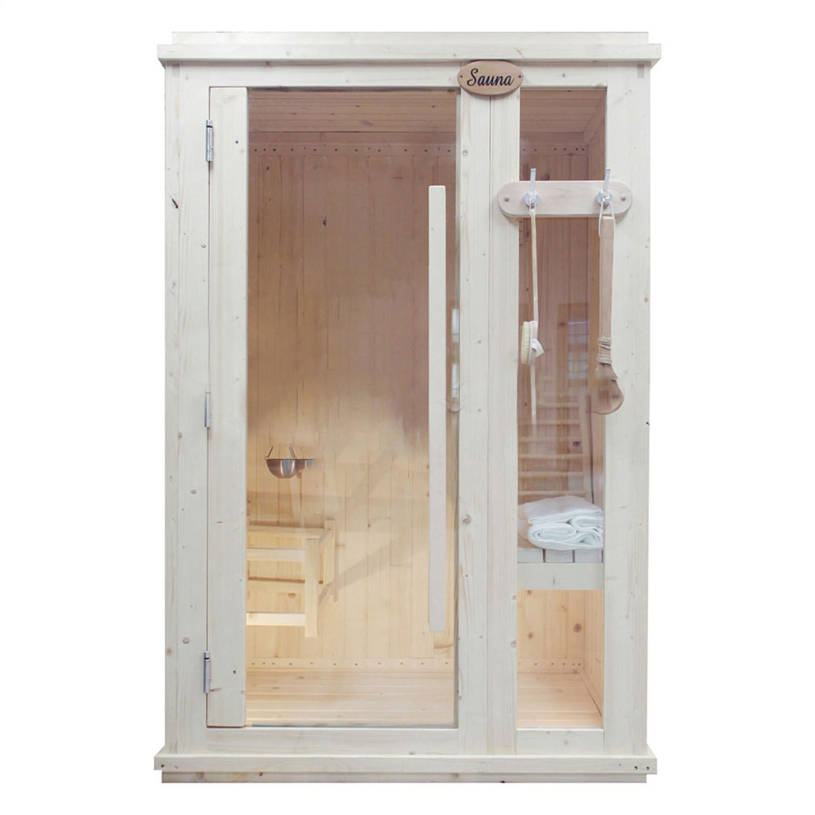 Forniture per bagno turco - Set di sauna terapeutica, kit di rilassamento | salute, collezione di benessere essenziale per terapia termica | Accessorio da bagno in legno di lusso, attrezzature Spa,
