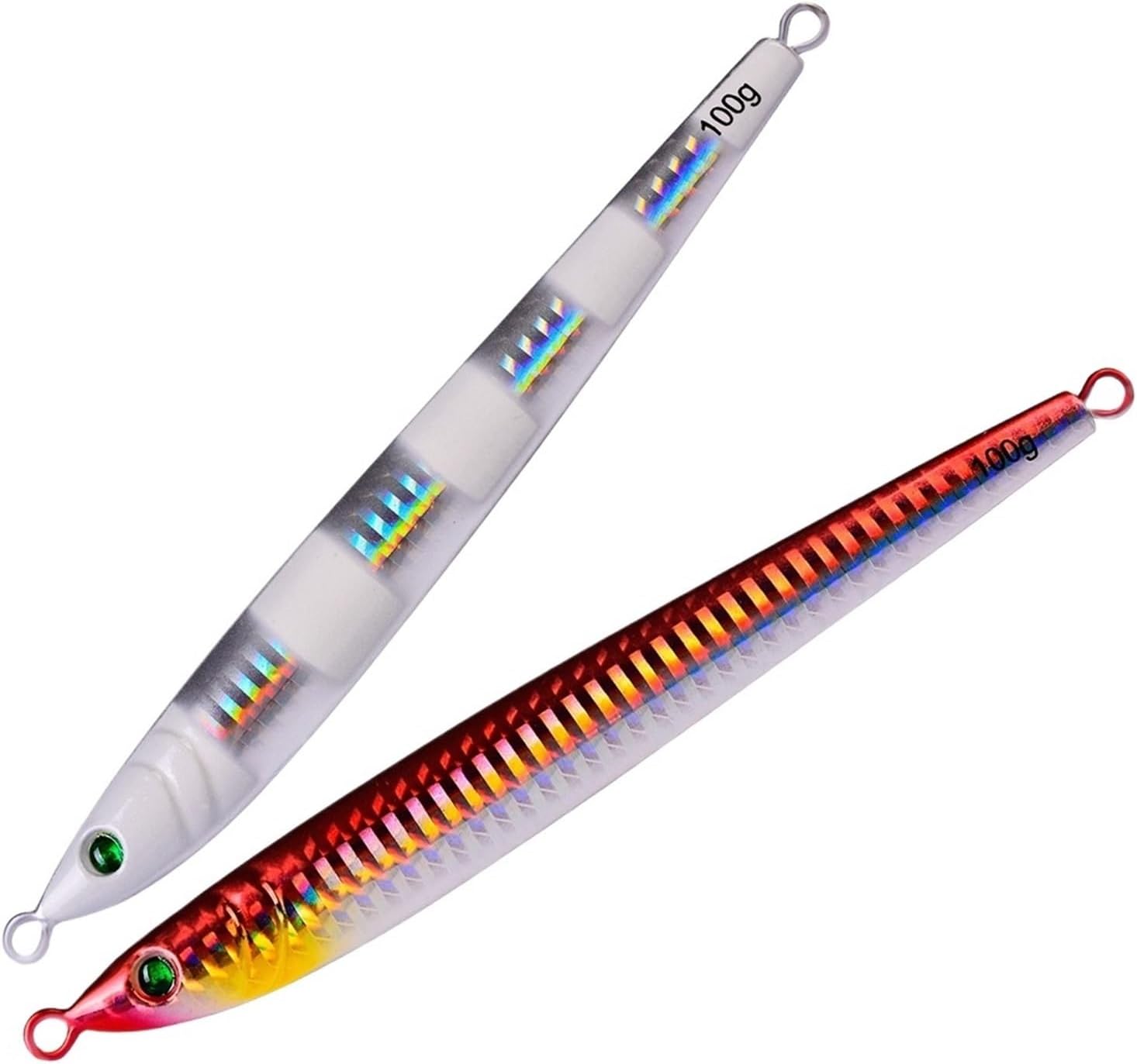 5 Pcs Lure Kit 7g 40g 80g 100g Seawater Jigging Fishing Metal Jig Spoon Pesca Shore Slow Lures Fish Bass Bait Saltwater