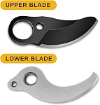 SK5 Lame de remplacement en acier à haute teneur en carbone, compatible avec Prunarbo Modèle sans fil de taille électrique PR-E50 (PR-E50-blade-upper-1pack)