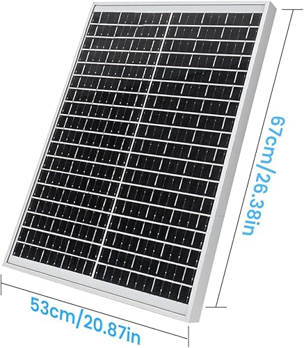 Miniatura 7 de Paneles solares portátiles de 100 W, hasta un 21% de módulo de alta eficiencia, panel solar monocristalino, kit de panel solar para centrales