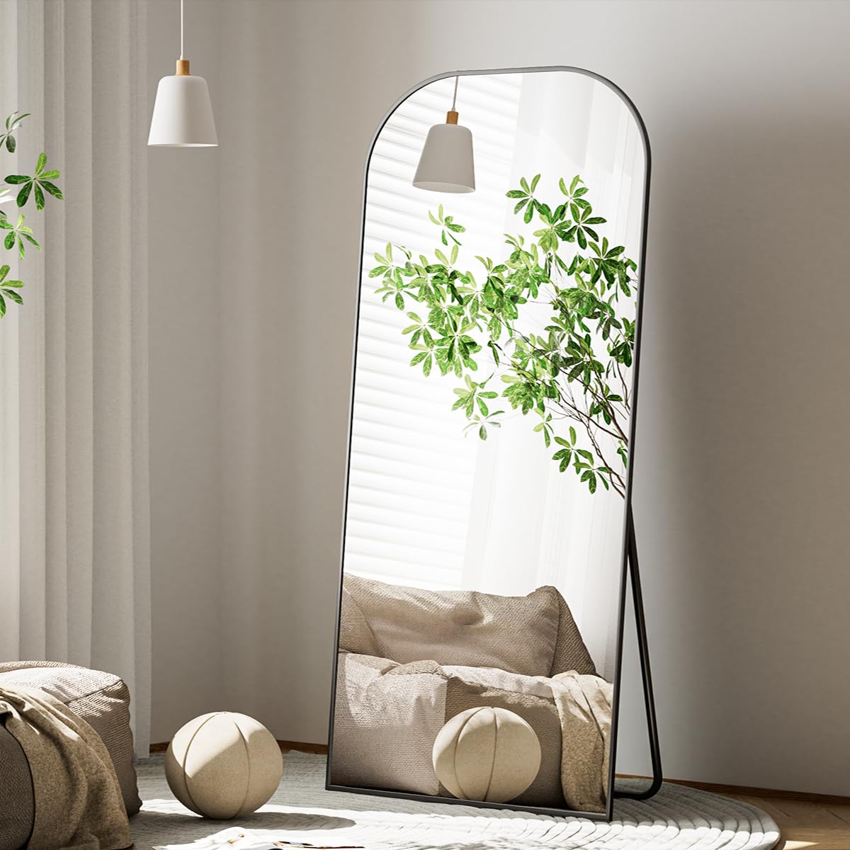 Amazon.com: Koonmi Mirror, 71x26 inch Full Length with Stand