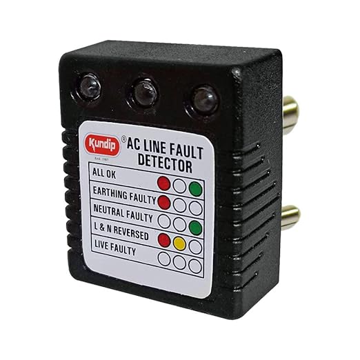 Kundip Ac Line Fault Detector for Home, Office & Industrial Faulty Line