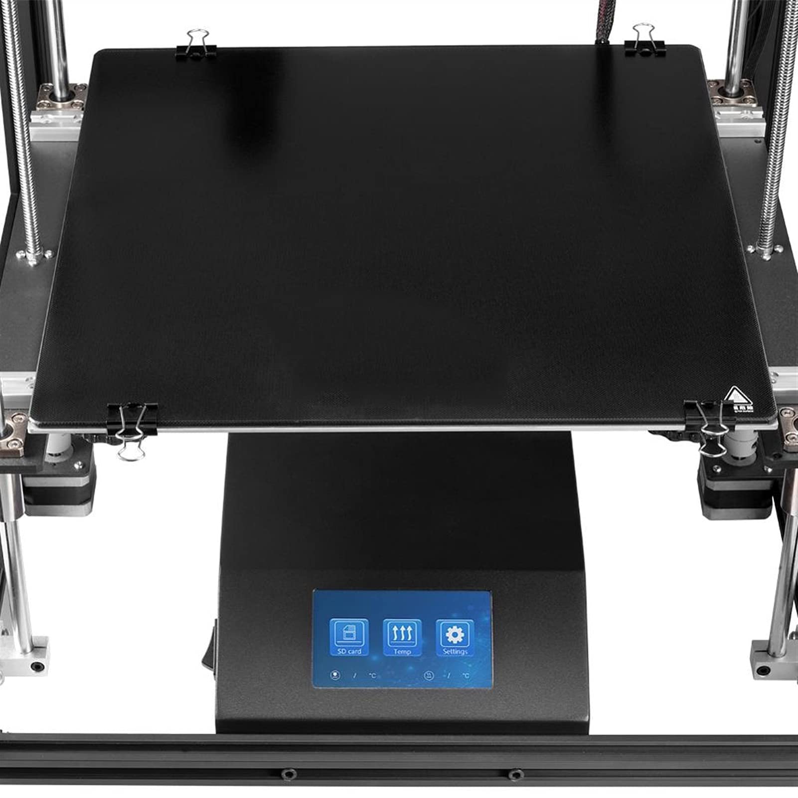 Druckerteile Gehärtetes Glas Bauplatte Plattform Hotbed Beheizte Bett Baufläche 377370mm für Ender-5 Plus 3D Drucker Teile Ersatzteile