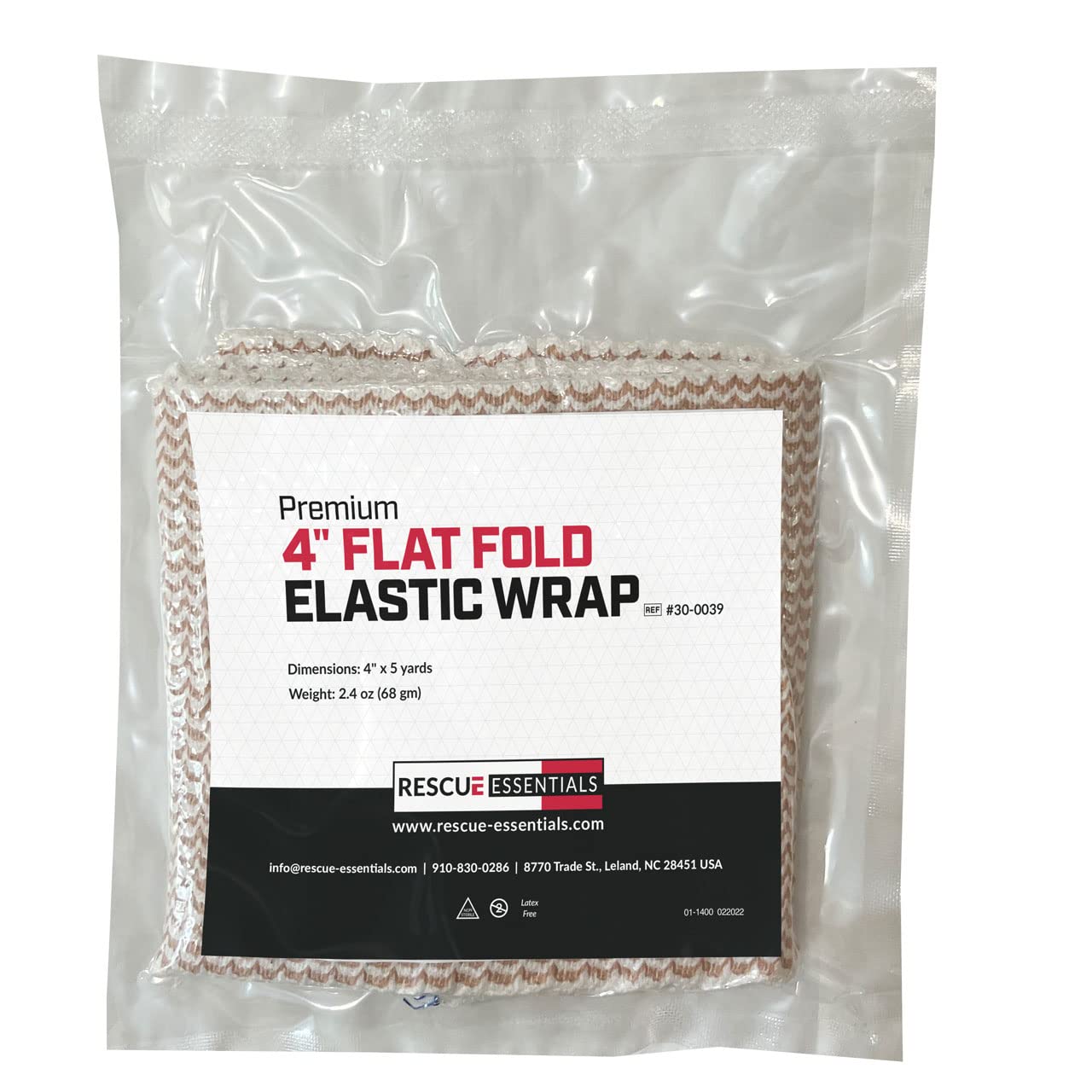 Rescue Essentials Premium Elastic Wrap, 4" x 5yds