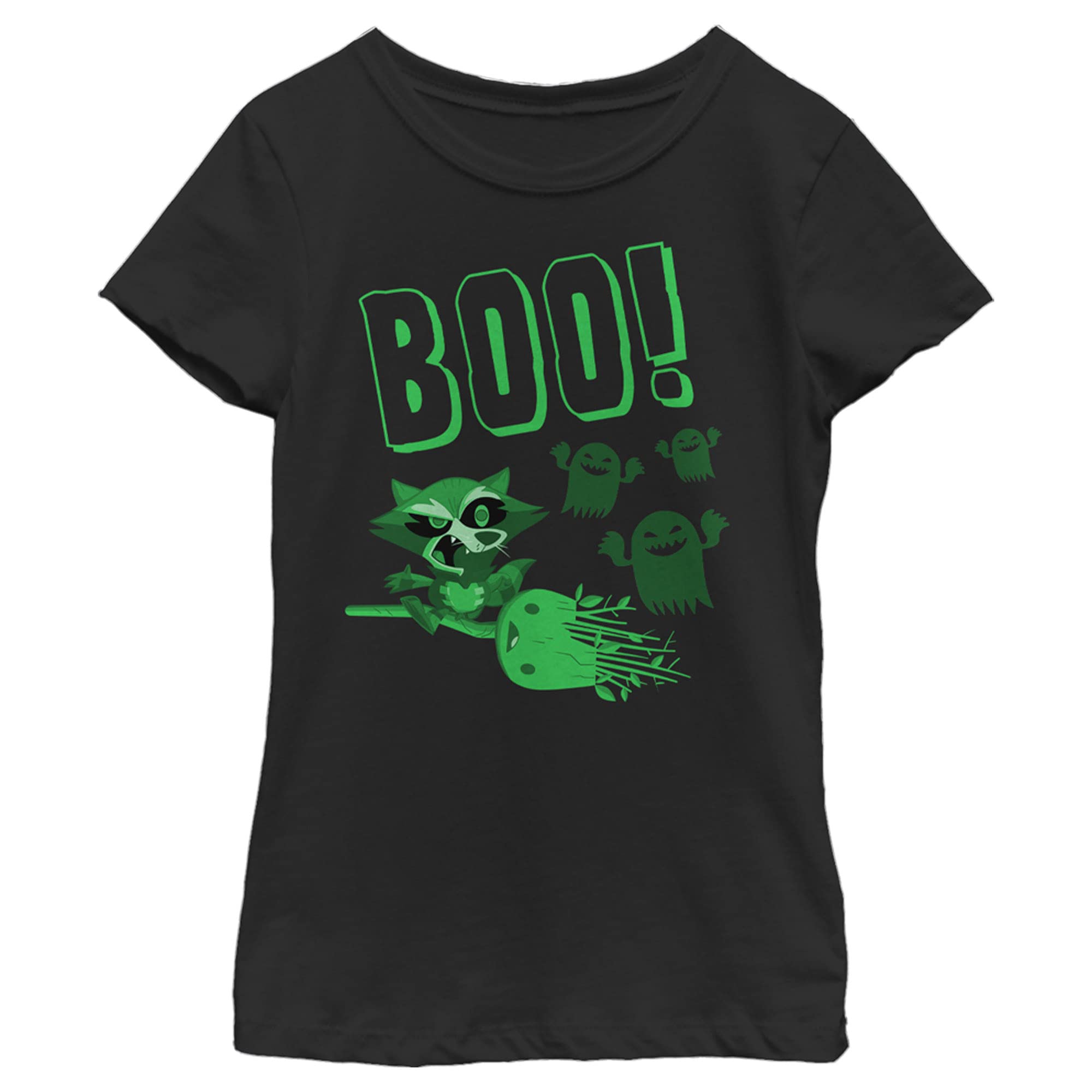T-shirt Marvel fille confortable Rocket noir XL coton ado