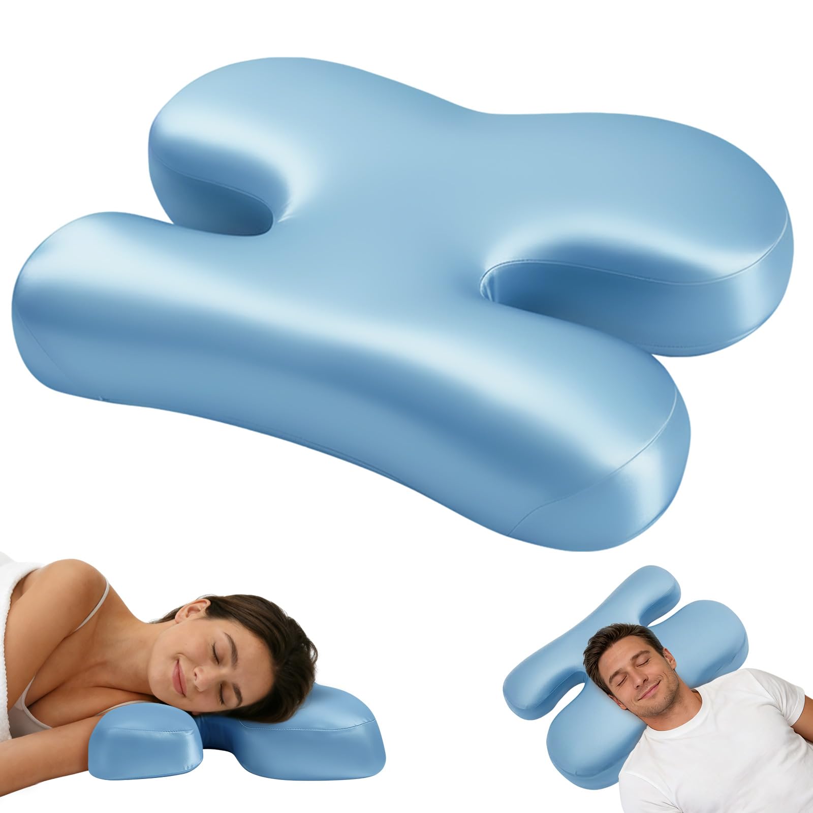 Coussin de beauté rafraîchissant vocheer en mousse à mémoire de forme ergonomique