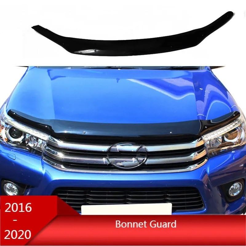 Protector de capó de carbono y cárter resistente para mitigar impactos en Hilux 5