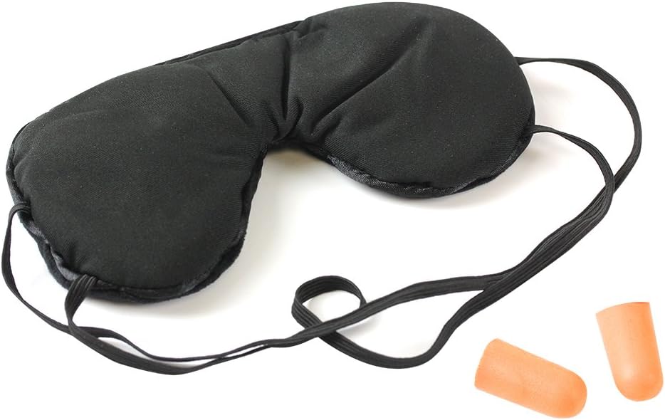 Clöudz Tri-Comfort Microbead Sleep Mask with Earplugs