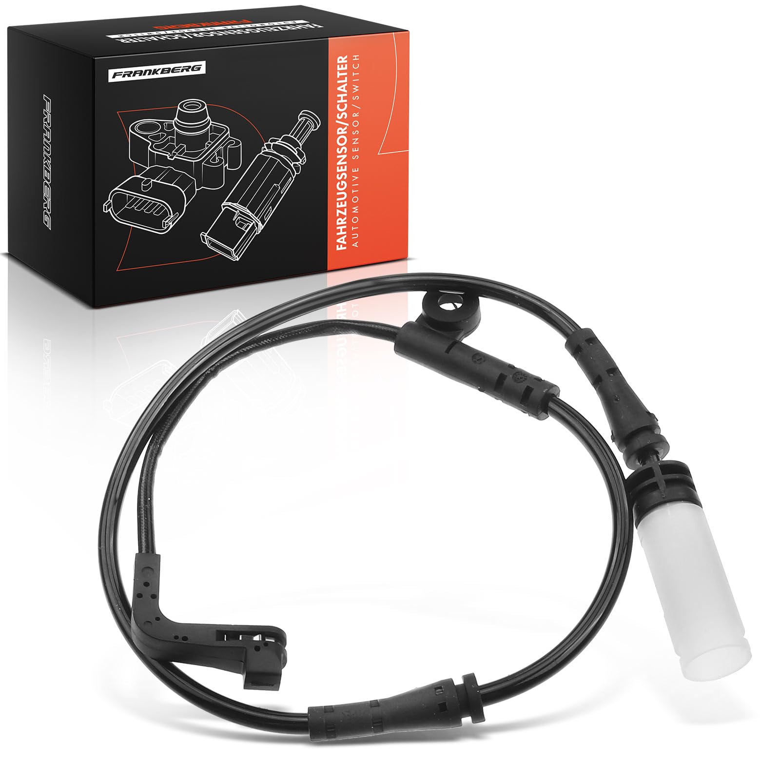 Frankberg Contacto indicador de desgaste delantero izquierdo 34356789492 | Compatible con: Serie 6 Convertible E64, Serie 6 E63, Serie 5 E60, Serie 5 Touring E61