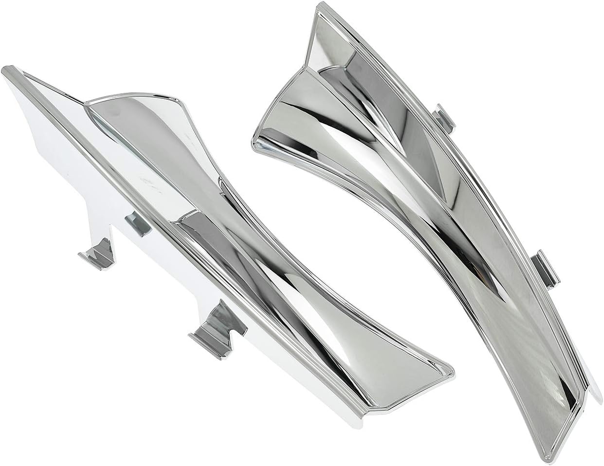 Heat Shield Heat Deflector Saddle Seat Shields Compatible with Victory Cross Country 2010-2016 Cross Roads Models 10-14 Hard-Ball 2012-2013 Chrome