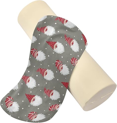 Miniatura 2 de Christmas Gnomes Dwarf Bed Bolster Pillow Cylinder Neck Roll Pillow Small Round Pillows Decorative Throw Pillows Round Cylinder Pillow