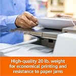 Amazon Basics 30% Papier d'impression recyclable à fonctions multiples - 21.59 x 27.94 cms, 1 Râm, 500 Compte (feuilles), blanc
