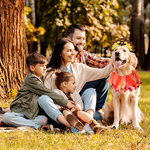 Thanksgiving Dog Costumes Turkey Headband with Dog Collar, Turkey Dog Headband Party Accessory, Dog Thanksgiving Costume with Dog Headband and Turkey Dog Collar for Medium and Large Dogs Thanksgiving Dog Costumes Turkey Headband with Dog Collar, Turkey Dog Headband Party Accessory, Dog Thanksgiving Costume with Dog Headband and Turkey Dog Collar for Medium and Large Dogs