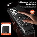 Glaxx Heavy Duty Ring Back Case Cover for Honor 400 - Kickstand, Camera Slider Protection with Magnetic Ring Rugged Bumper Hard Back Cover for Honor 400 gallery image