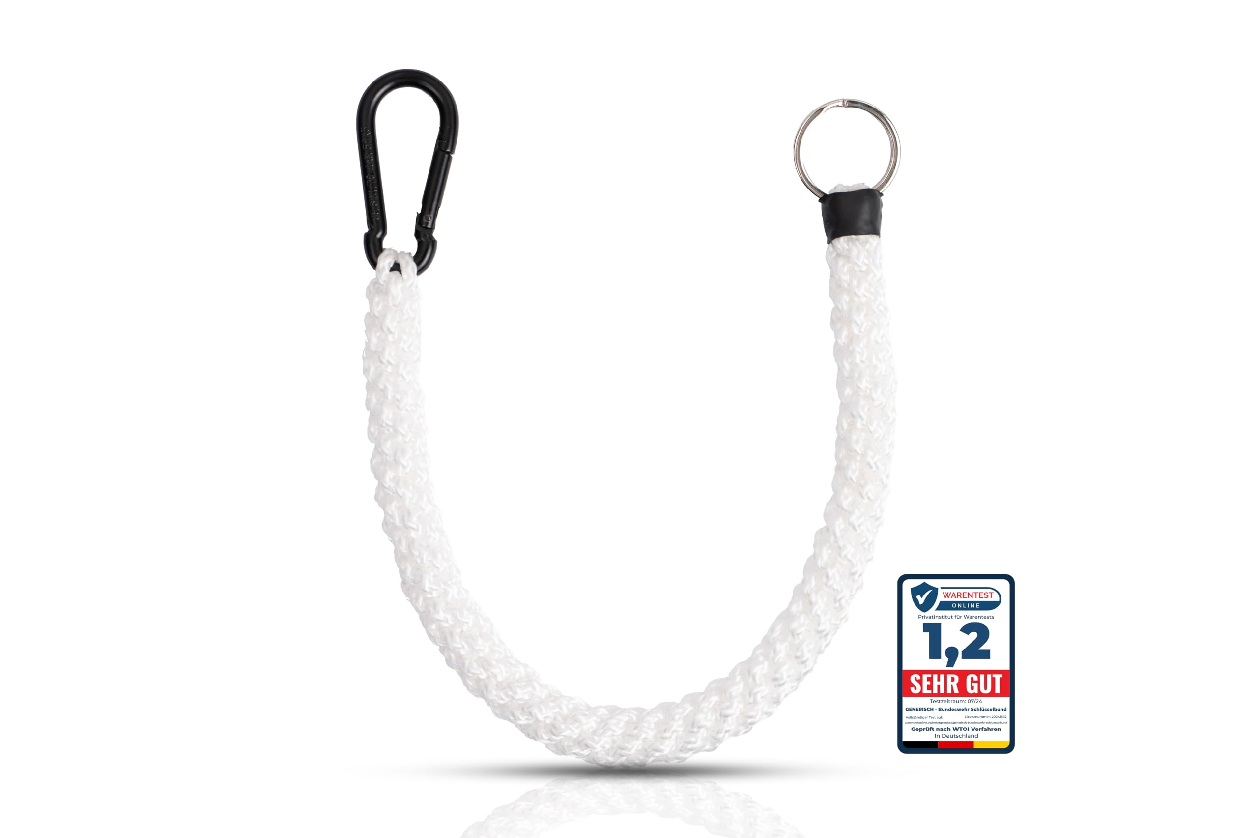 Schlüsselband Weiss