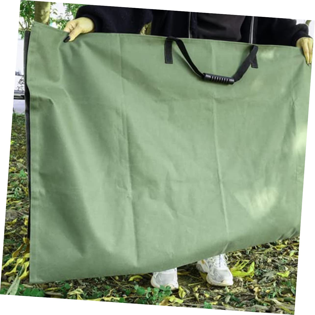 Sacco Per Rifiuti Da Giardino in Tela Sacco Per Raccolta Delle Foglie Con Manici Grande e Giardino Per Contenere Foglie Cadute e Altri Materiali