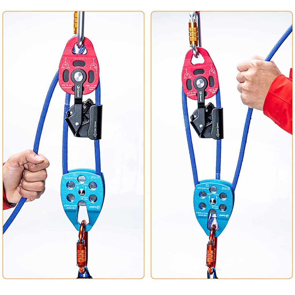 BEALIFE Puleggia di sollevamento per arrampicata Accessorio per arrampicata su roccia affidabile e durevole Semplice e robusta attrezzatura per sollevatore di sollevamento portante