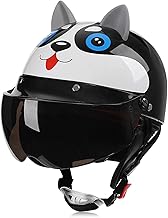 Galatée Children's Bicycle Helmet, for Bikes Skateboards Roller Skating Equipped with a Warm Scarf and Sun Visor Face Protection