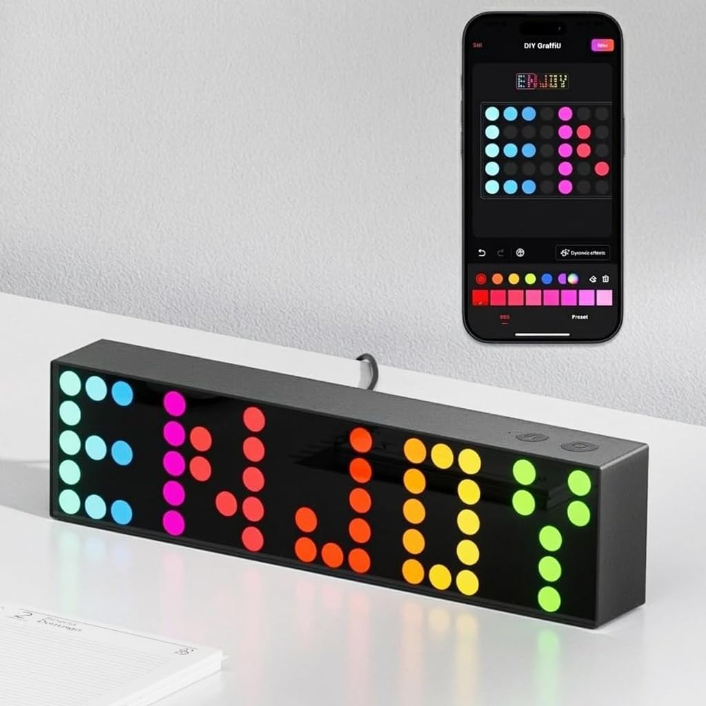 YEELIGHT Cube Smart Lamp, 16 Million Colors Option LED Cube Lamp