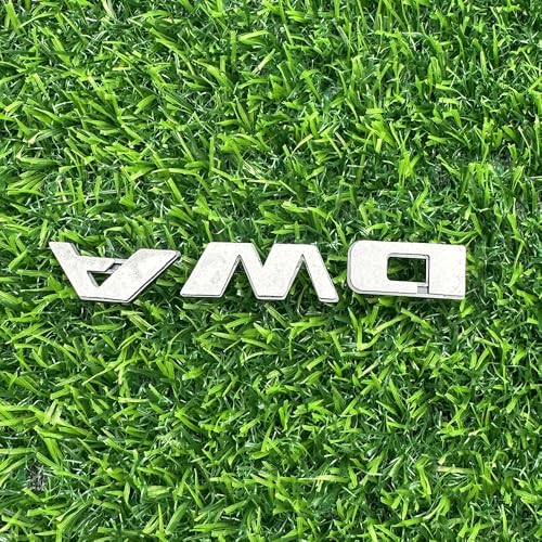 Image of Rear Tailgate Emblem Nameplate 3D Letter Badge Replacement for 2016-2024 84604285 inchAWD 1Pc (Silver)