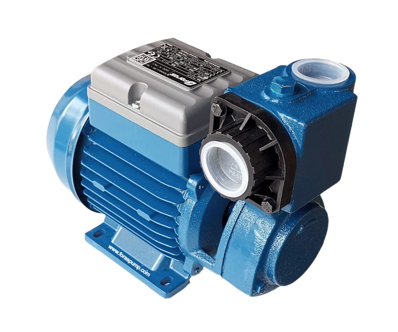 FORAS Bomba periférica autocebante PE100A, 230 V, 0,74 kW, 65 m, 50 L/min, Pentax, 100% fabricada en Italia