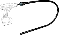 Vista 1 de TEMCo Cordless Concrete Vibrating Tool, Drill-powered Concrete Vibrator