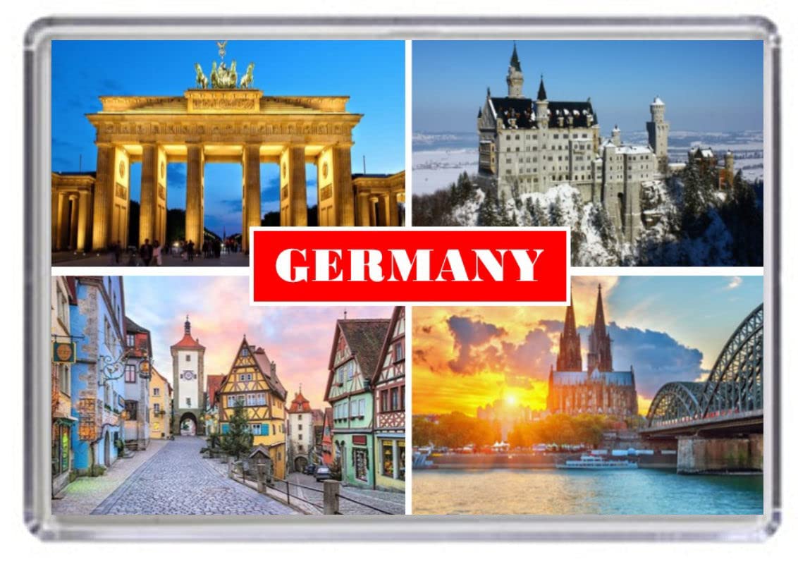 Germany Souvenir Acrylic Fridge Magnet (Standard: 70x45mm)