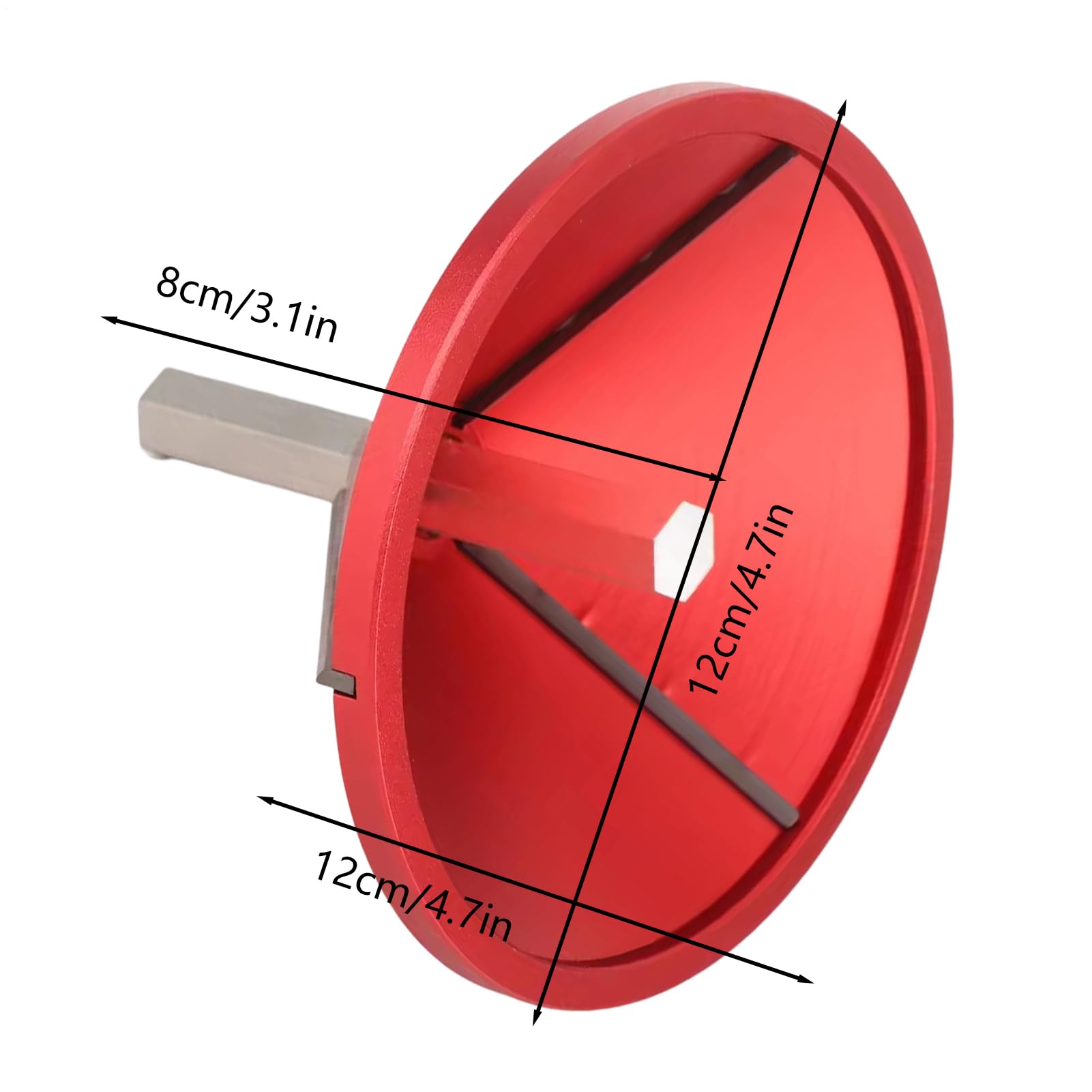 Outil d'ébavurage PVC | Chanfreineuse 2-en-1 robuste | Chamfreineuse pour Tubes et Conduites de 11,9 cm - Pour chantier, industrie, soudure, plomberie, installation, réparation,