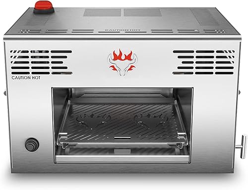 Miniatura 2 de Schwank Parrilla infrarroja portátil de 1500 F, acero inoxidable, gas natural (NG), fabricada en Estados Unidos