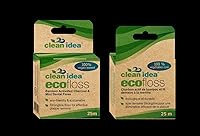 Vista 7 de EcoFloss - Hilo natural ecológico de 19.7 x 82.0 ft, hilo de bambú con infusión de carbón, biodegradable y 100% vegano encerado, sabor a menta