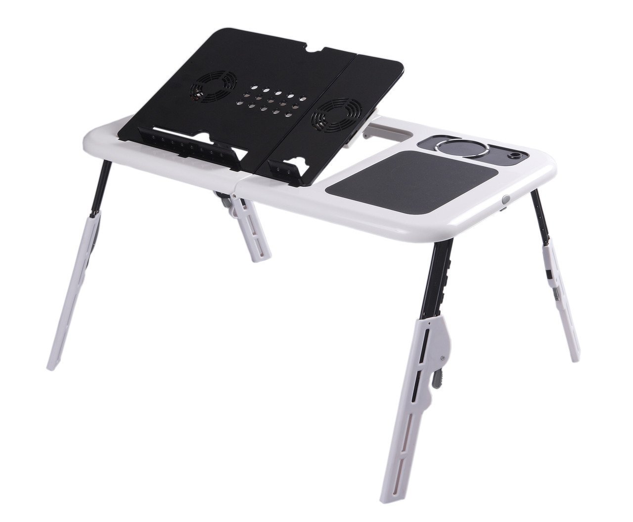 TEMPO DI SALDI Tavolino PC, Supporto Pieghevole Notebook Computer Tablet Tavolo con Ventole