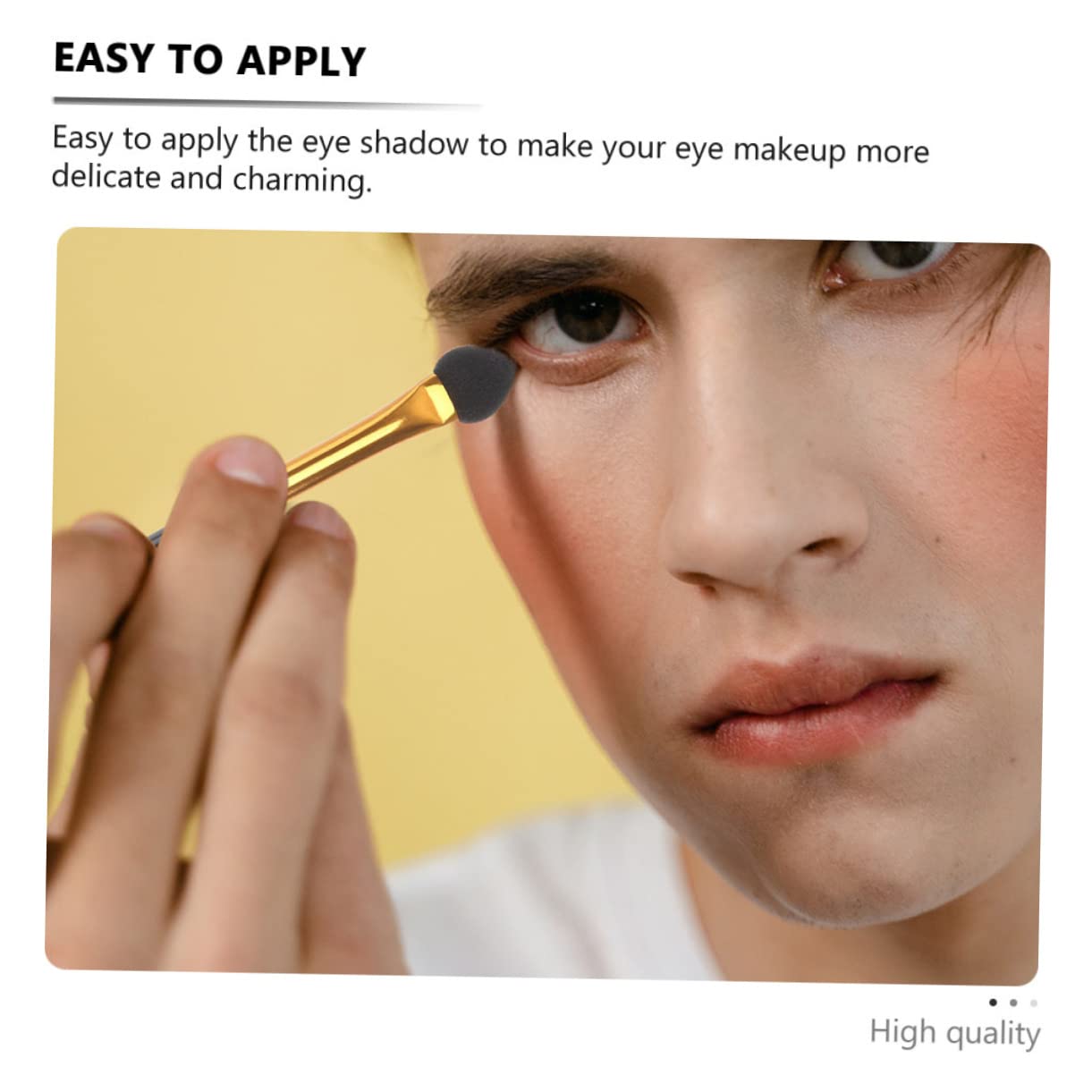 IWOWHERO Fluffy Eyeshadow Brush Makeup Brush Set 20pcs Smooth Surface for Face and Eye