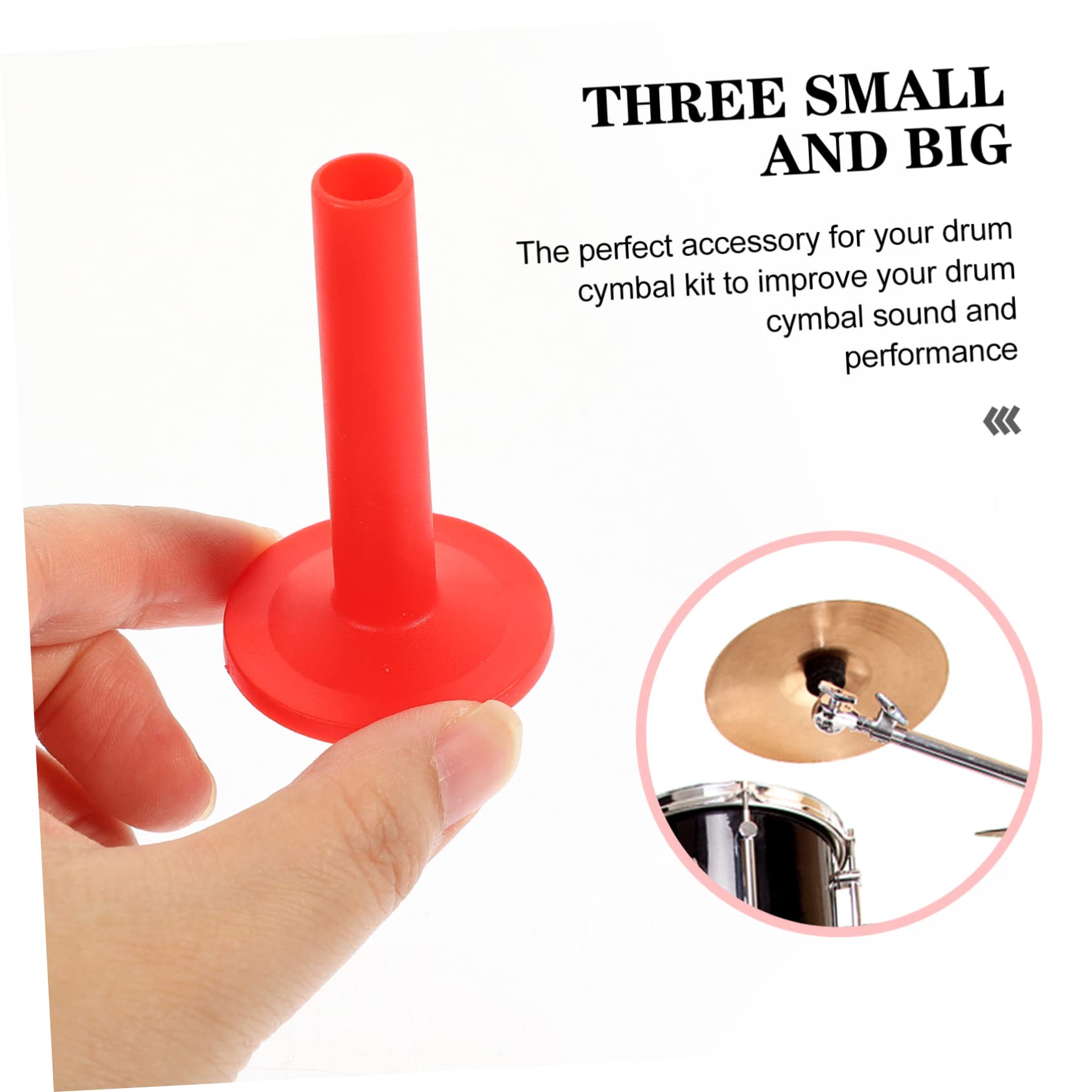 Generic 48piezas Fundas De Platillo Para Batería Accesorios De Percusión Soportes De Duraderas y Ligeras Instalación Sencilla