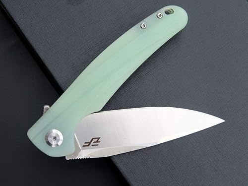 Miniatura 6 de Eafengrow EF957 Cuchillo plegable D2 Hoja de acero G10 Mango con clip de bolsillo Mecanismo de bloqueo confiable EDC Cuchillo Flipper para Camping