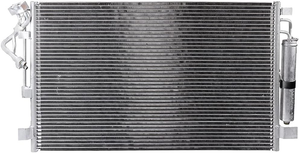 ASAPE 2988 Radiator and 4128 AC Condenser Engine Replace Kit Fit for Nissan Altima 2011-2018 for Nissan Maxima 2016-2018 (Aluminum) - Set of 2