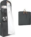 Zilink 72" Wedding Dress Garment Bag Dress Bags for Gowns Bridal Dress Travel Bag with 12”Gusseted and Accessory Pockets for Wedding Dress, Puffy Gowns [Upgraded Version]