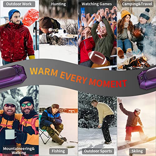 Hand Warmers Rechargeable,2-Pack Portable Electric Hand Warmers Reusable,Usb 2 In 1 Handwarmers,Outdoor/Indoor/Working/Studying/Camping/Hunting/Golf/Pain Relief/Games/Warm Gifts For Men Women Kids #TOP4