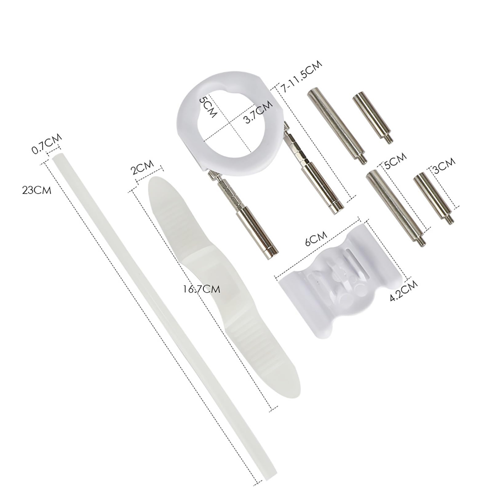 Dispositivo de tracción peneana Pro Extender, kit extensor de pene