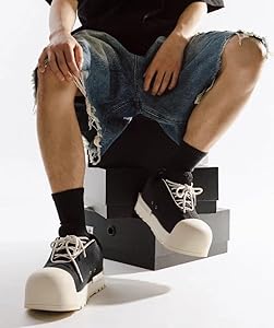 Amazon | FVVO × ROCKSTA スニーカー LOW BOOT 厚底 ボリューム